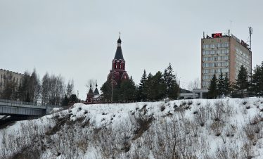 Церковь Новомучеников и Исповедников Российских. Ржев зимой.